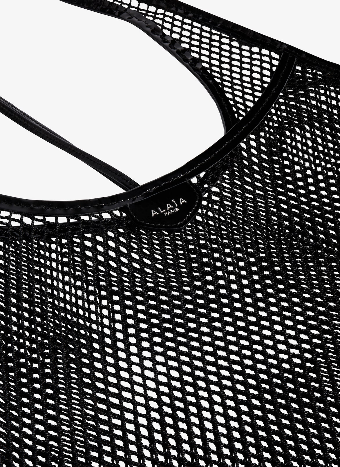 ONE PIECE MEDIUM BAG IN FISHNET ALAÏA BLACK ONE PIECE MEDIUM BAG IN FISHNET